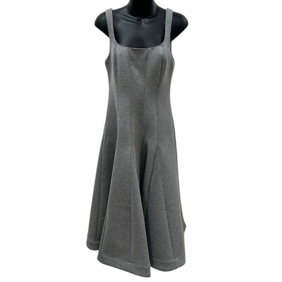 NWT Anthropologie Du Paradis Sleeveless Neoprene A-Line Midi Dress - Picture 2 of 8